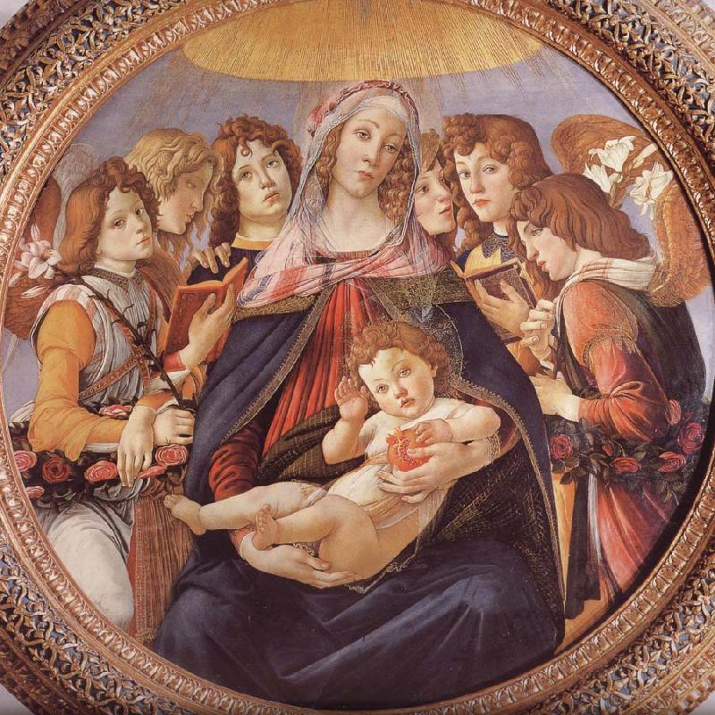 Sandro Botticelli Our Lady of the eight sub-angel Germany oil painting art
